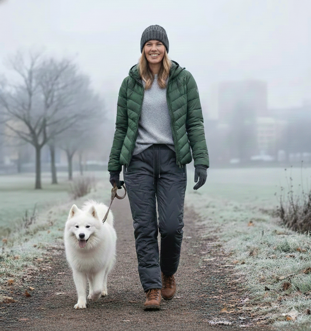 Eldrim™ Unisex Fleecefodrade Vinterbyxor