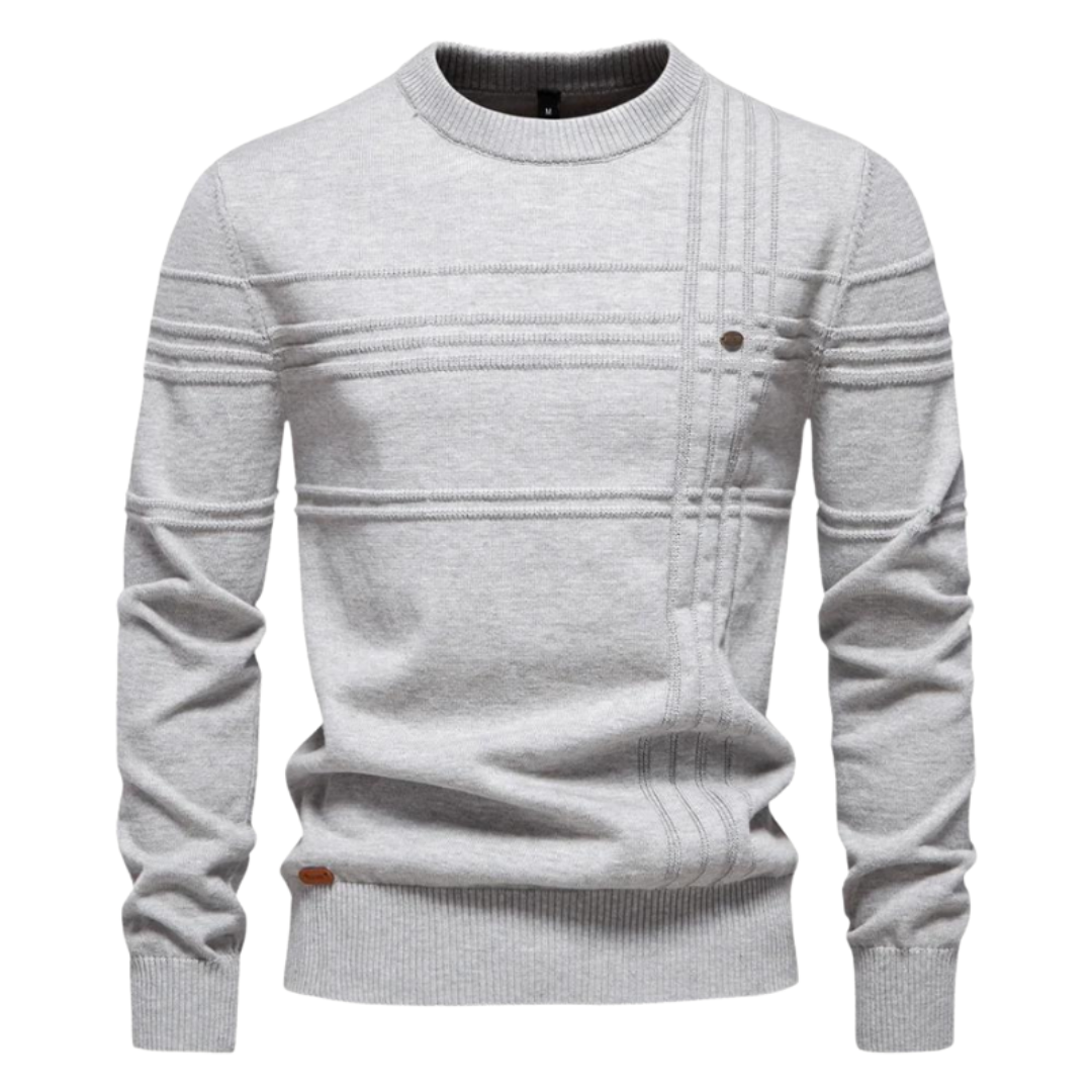 Veyra Boutique | Stilig herrtröja med rutdesign