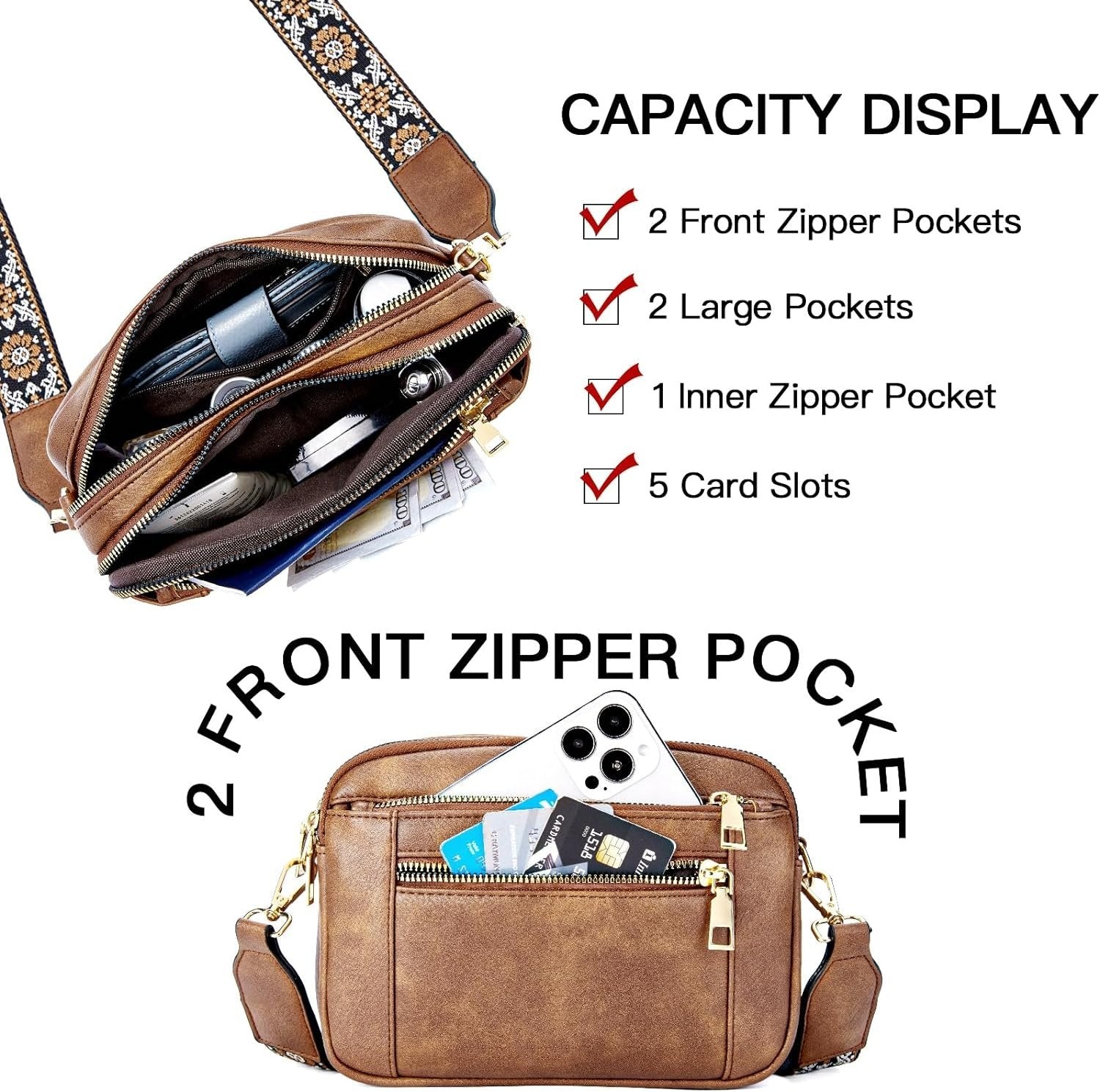 Donna™ | Fin Läder Axelväska