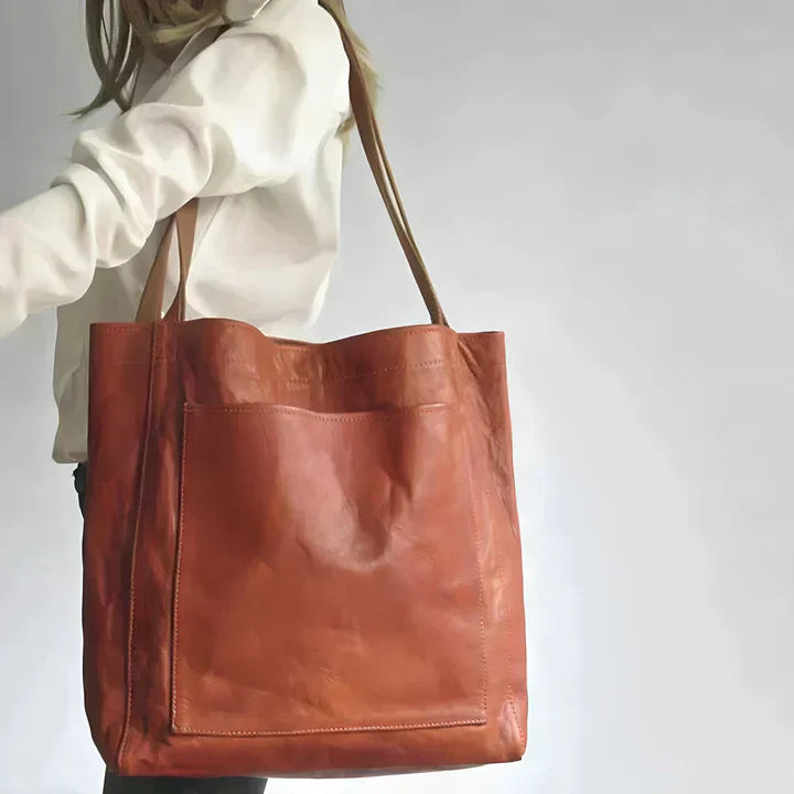 Ella™ - Klassisk Läder Tote
