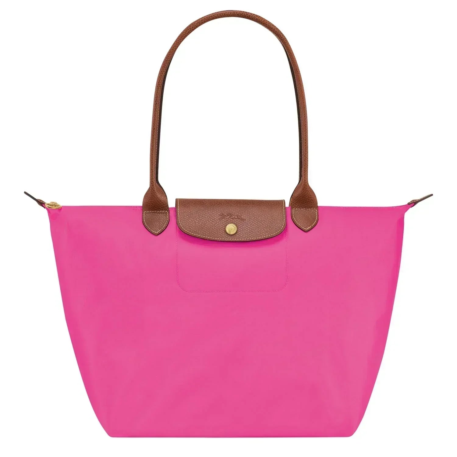 Longchamp - Stort Le Pliage Tote, Rosa