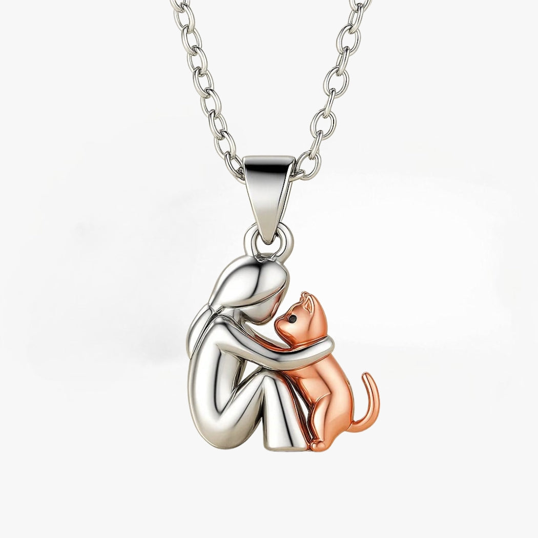 Veyra Boutique™ | Halsband med kattanhängare