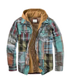 Sem | Patchwork blazer med rutor