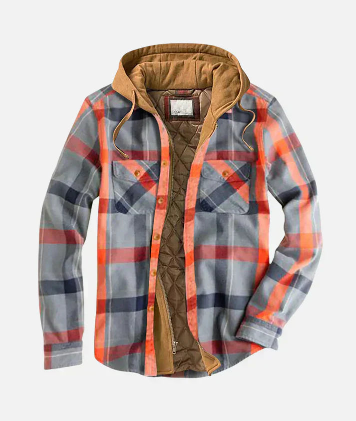 Sem | Patchwork blazer med rutor