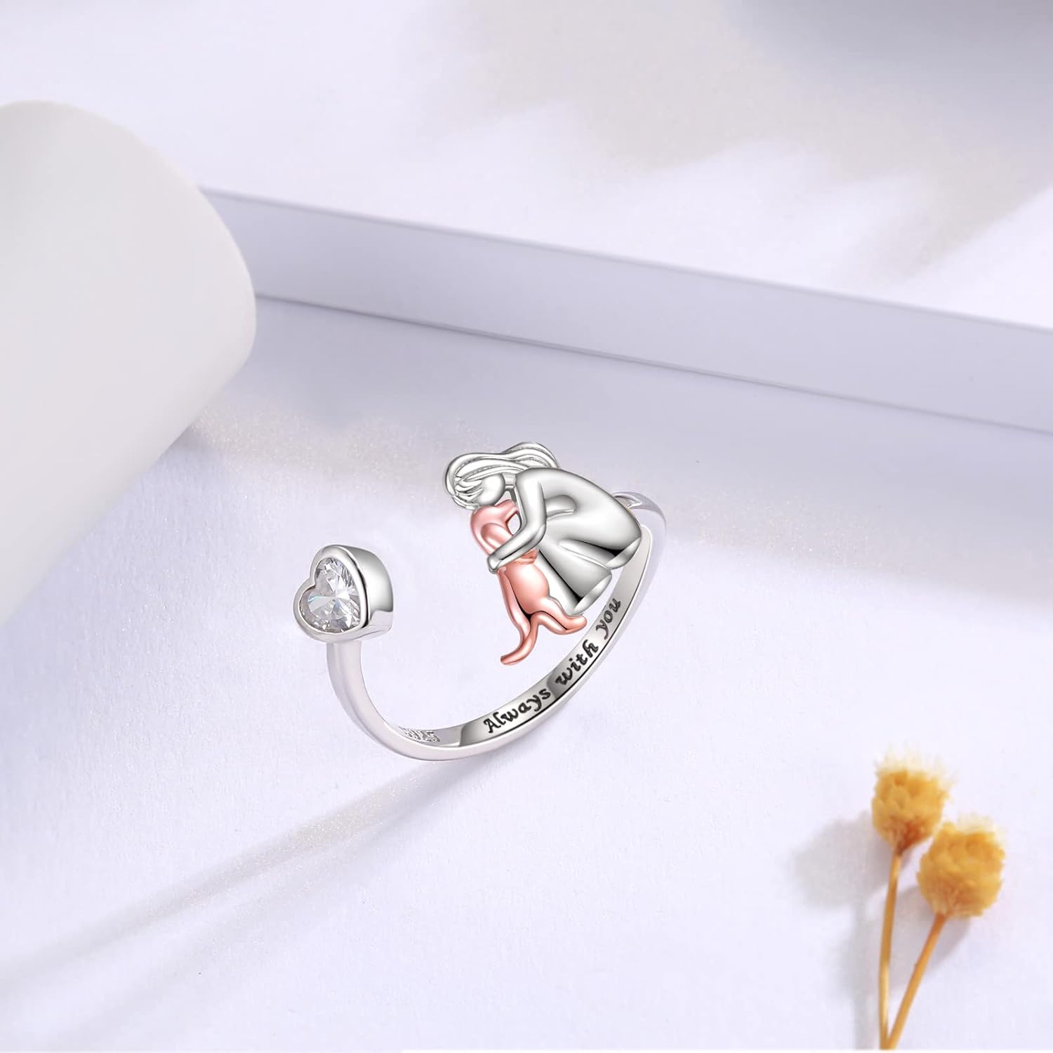 Veyra Boutique™ | Ring med hundikon (Rose)