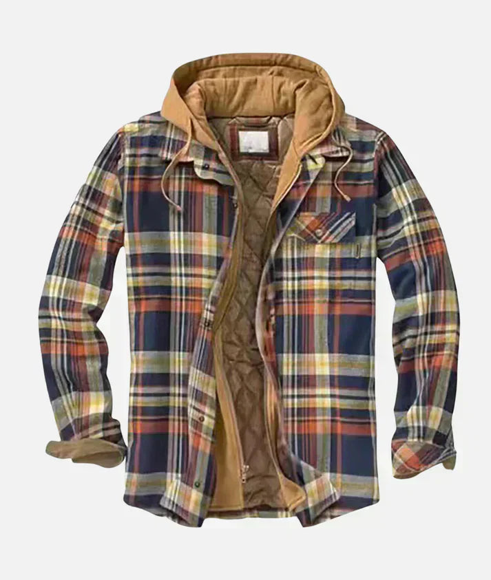 Sem | Patchwork blazer med rutor