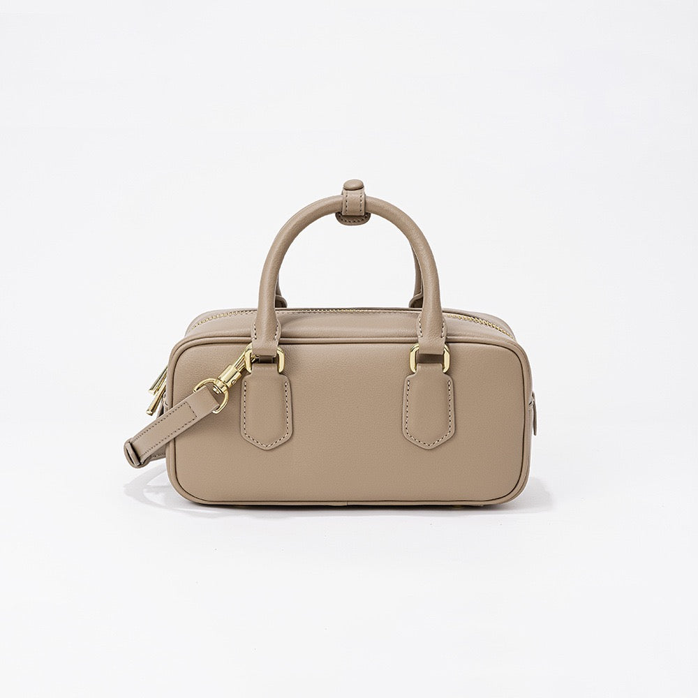 Vintage Äkta Läder Crossbody Handväska