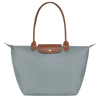 Longchamp - Large Le Pliage Tote, Stål