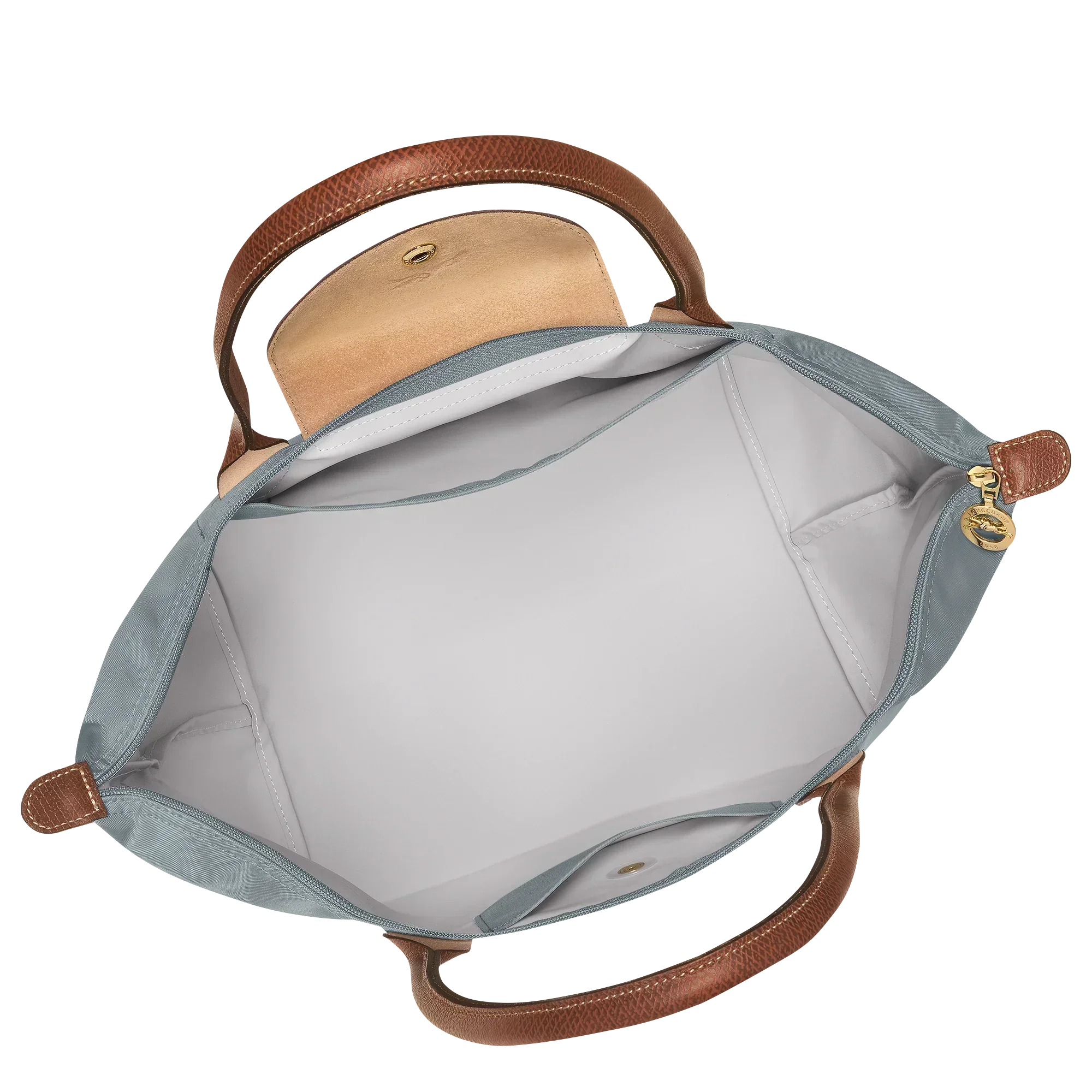 Longchamp - Large Le Pliage Tote, Stål