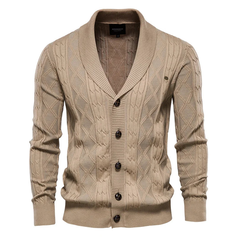 Veyra Boutique | Herr Cardigan med Knäppning
