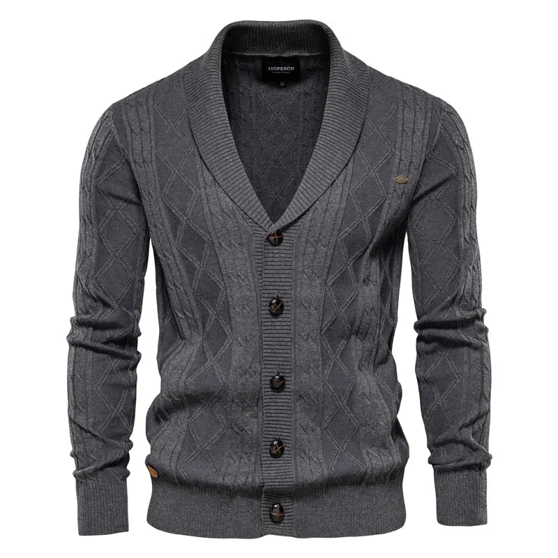 Veyra Boutique | Herr Cardigan med Knäppning