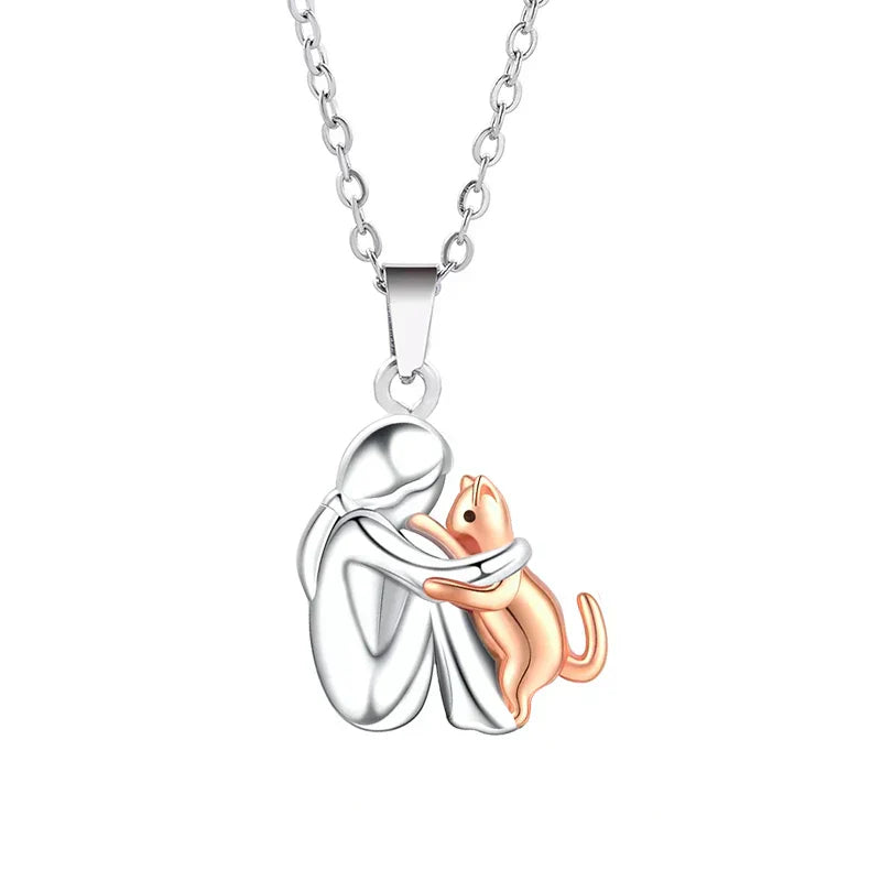 Veyra Boutique™ | Halsband med kattanhängare