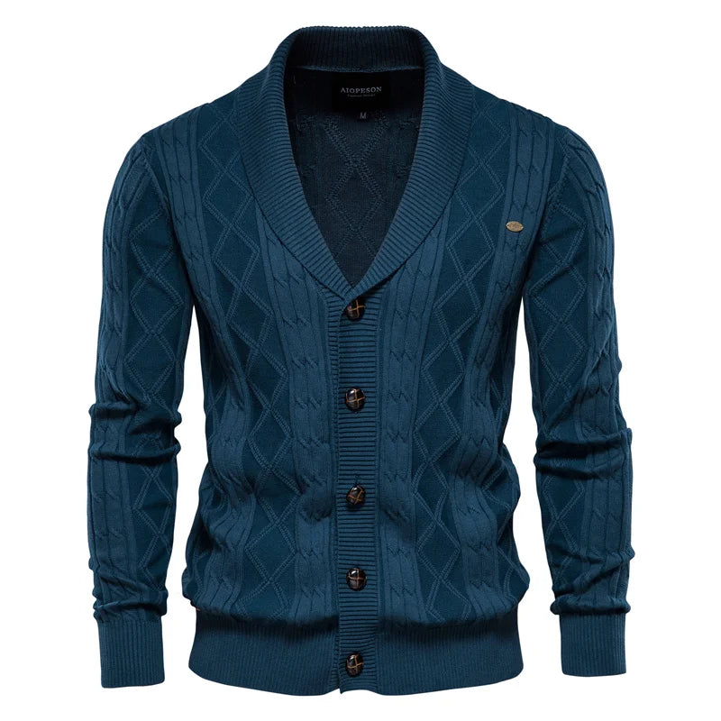 Veyra Boutique | Herr Cardigan med Knäppning