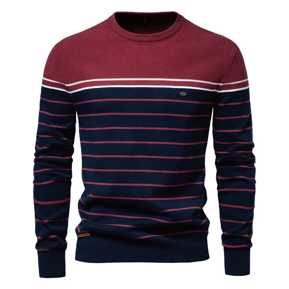 Veyra Boutique | Herrtröja med randigt mönster
