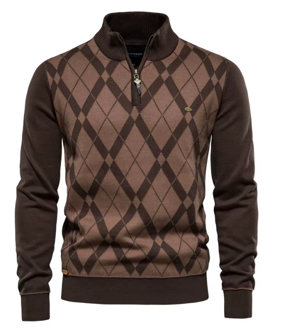 Veyra Boutique | Herr Halv-Zip Tröja