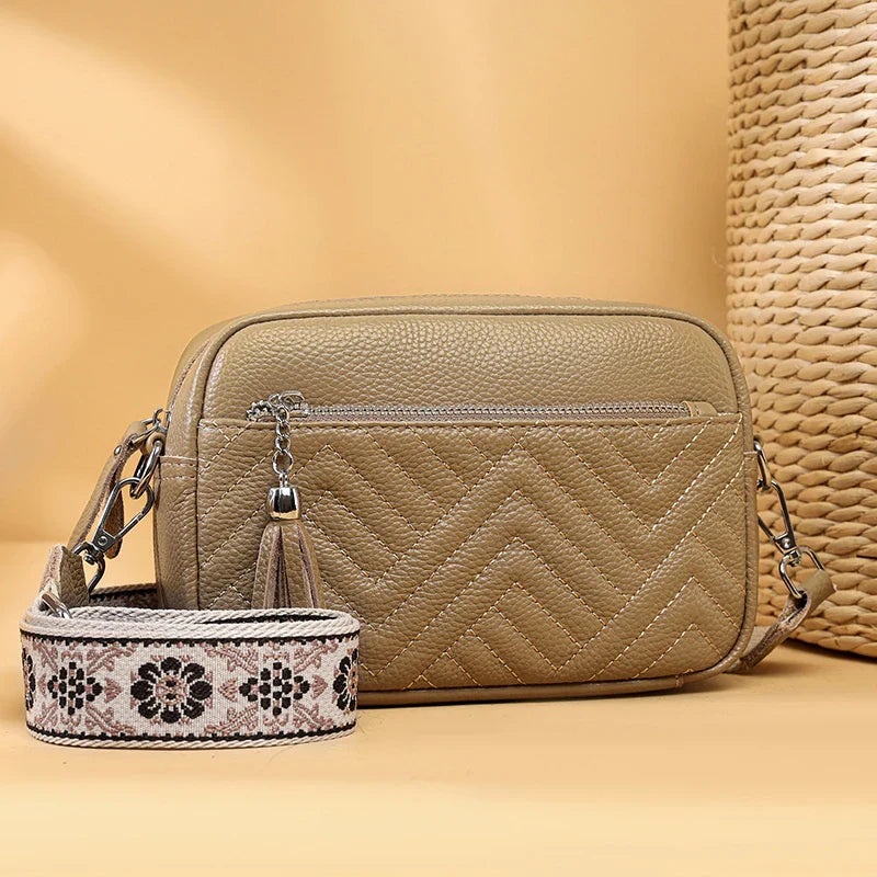 Bianca | Raffinerad Läderaxelväska