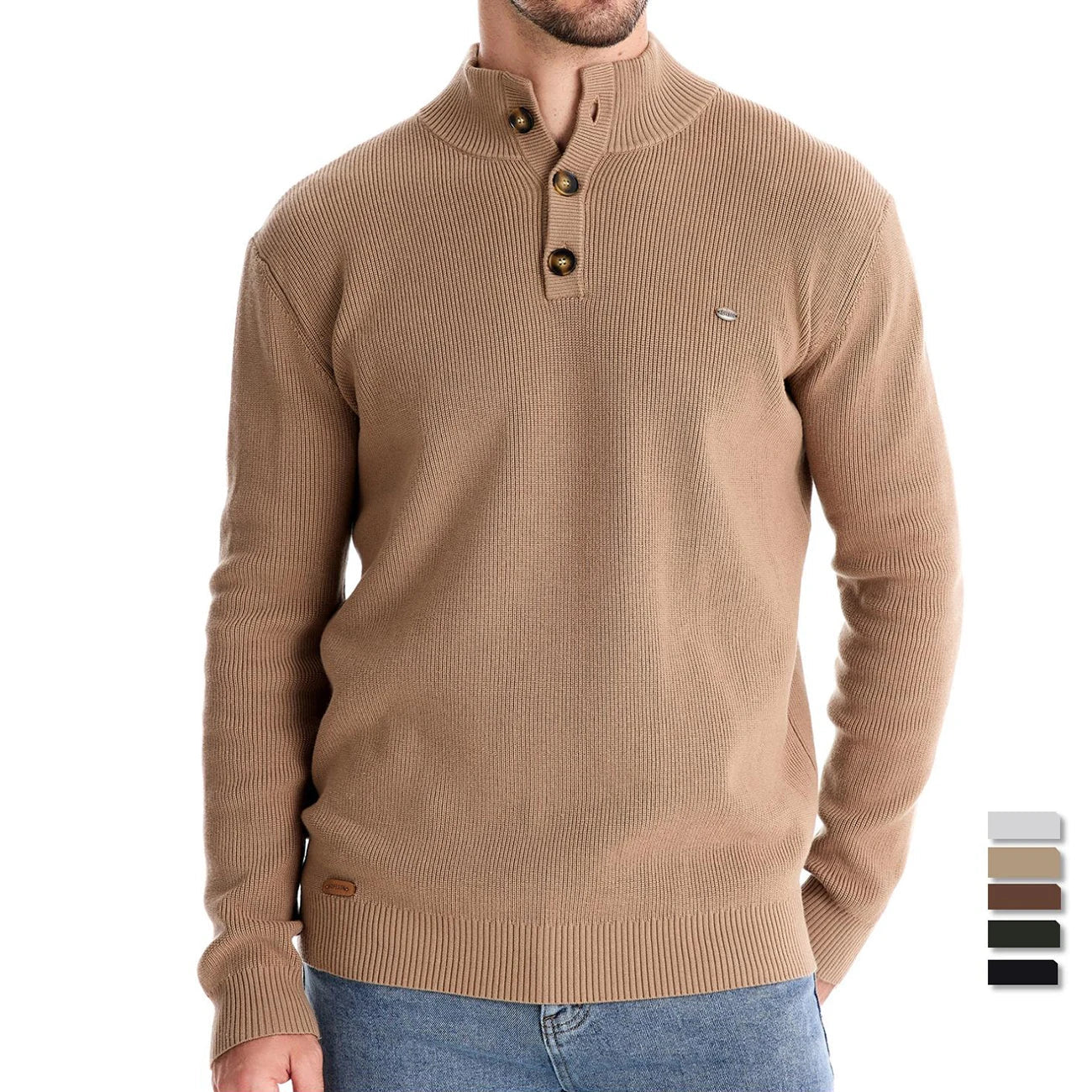 Veyra Boutique| Herrtröja med knapdesign