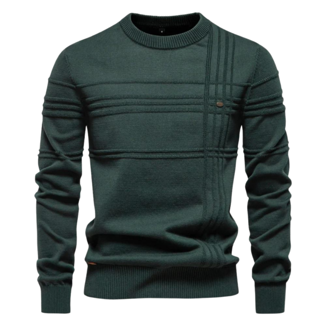 Veyra Boutique | Stilig herrtröja med rutdesign