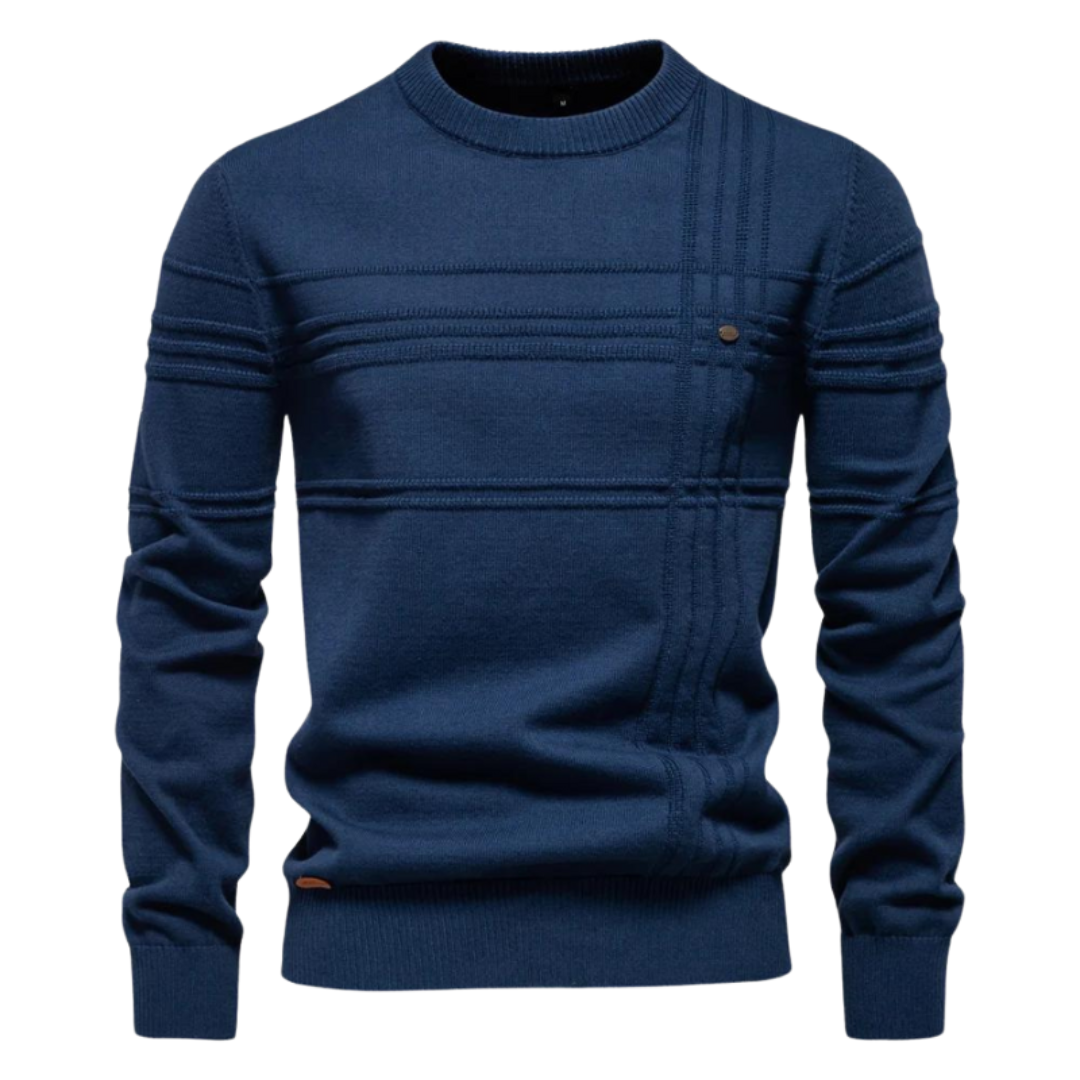 Veyra Boutique | Stilig herrtröja med rutdesign