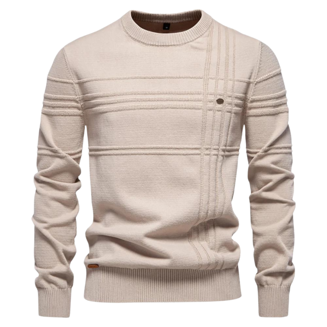 Veyra Boutique | Stilig herrtröja med rutdesign