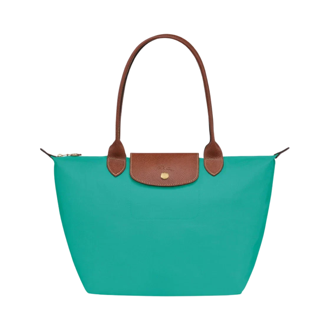 Longchamp - Stor Le Pliage Tote, Turkos