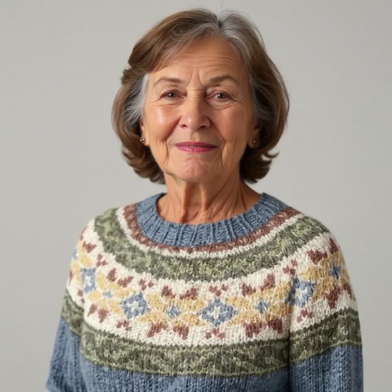 Marketta™ - Klassisk isländsk ulltröja