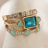 Safirglimt Ringset