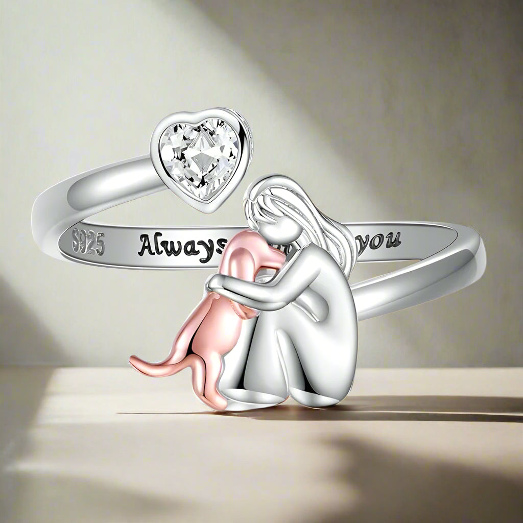 Veyra Boutique™ | Ring med hundikon (Rose)
